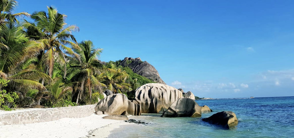 La plage Anse Source d'Argent. La plage la plus photographiée des Seychelles